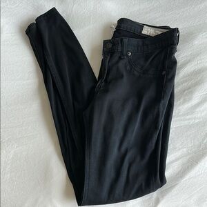 Rag & Bone Classic Black Women's Jeans/Legging
